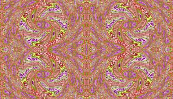 Fractal - gold green Purple - Image 5