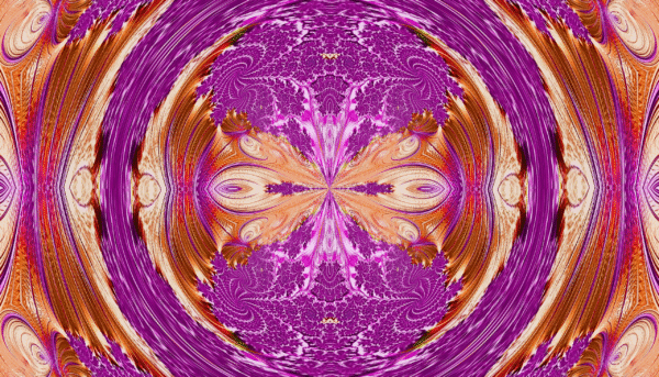 Fractal - gold green Purple - Image 10