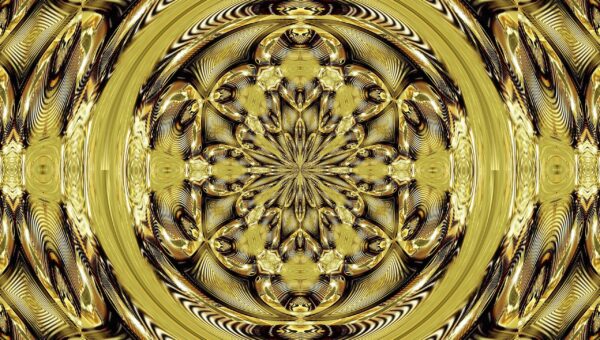 Gold & black abstract - Original - Image 7