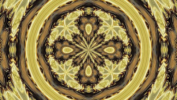 Gold & black abstract - Original - Image 9