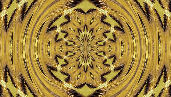 Gold & black abstract - Original - Image 10